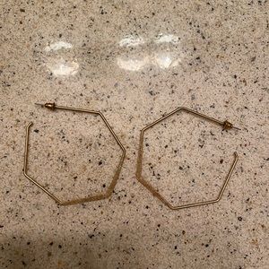 Geometric Hoop Earrings.